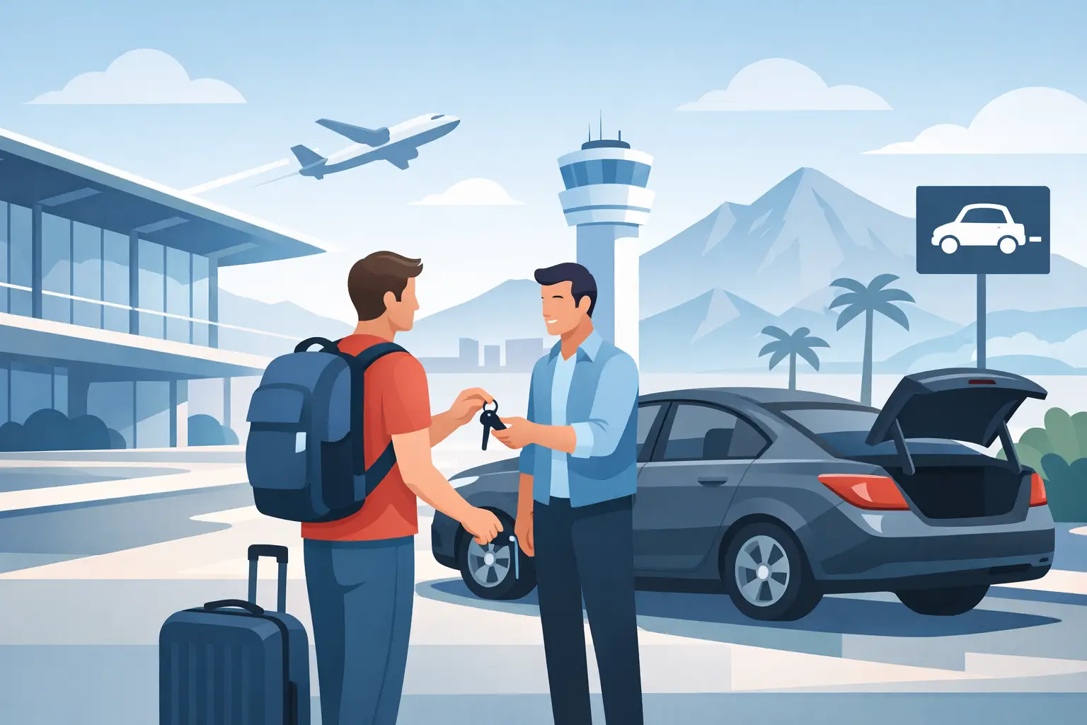 Albania Airport Pickup Example for Car Rental