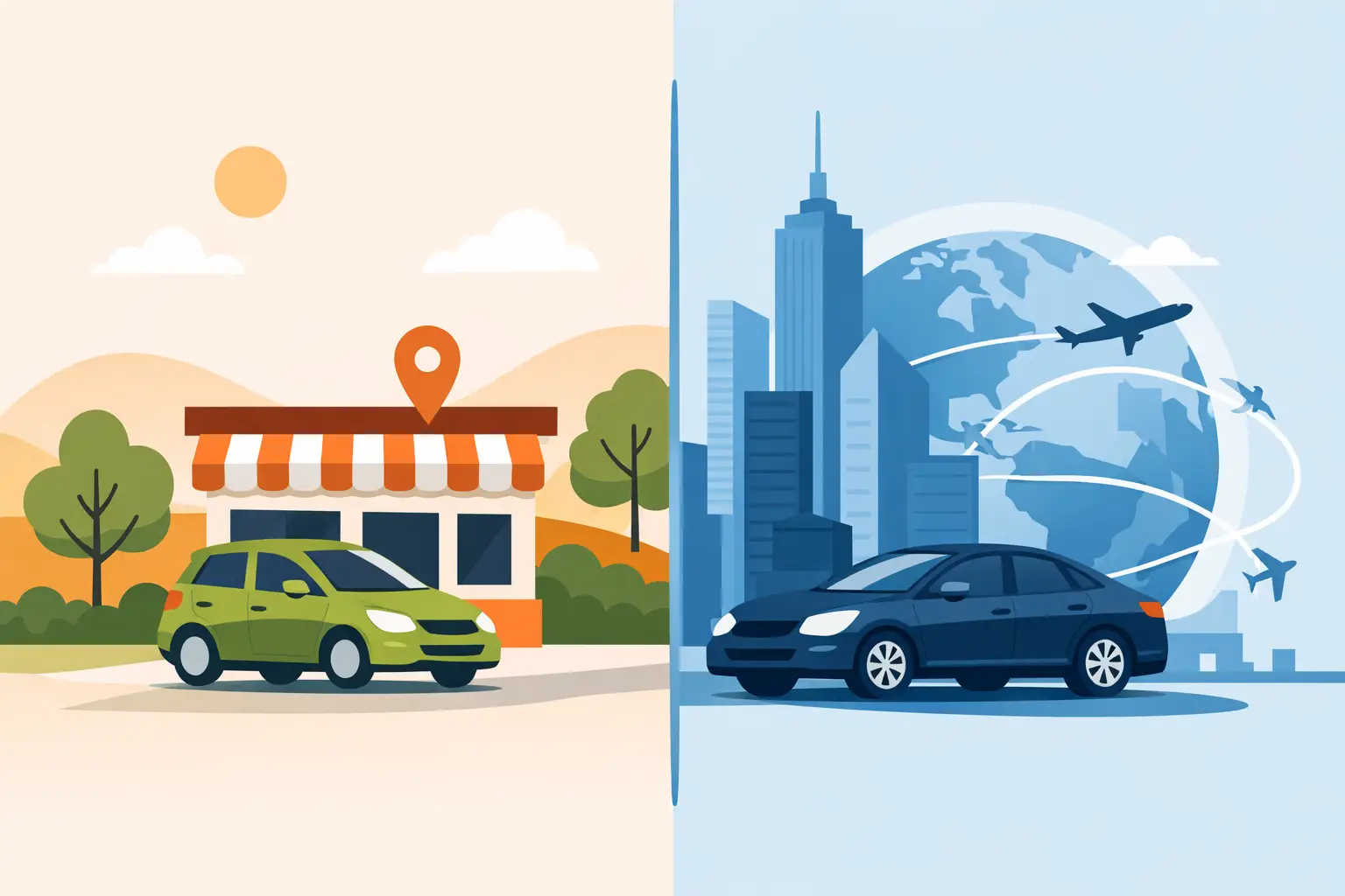 Local Car Rental or Global Brand?